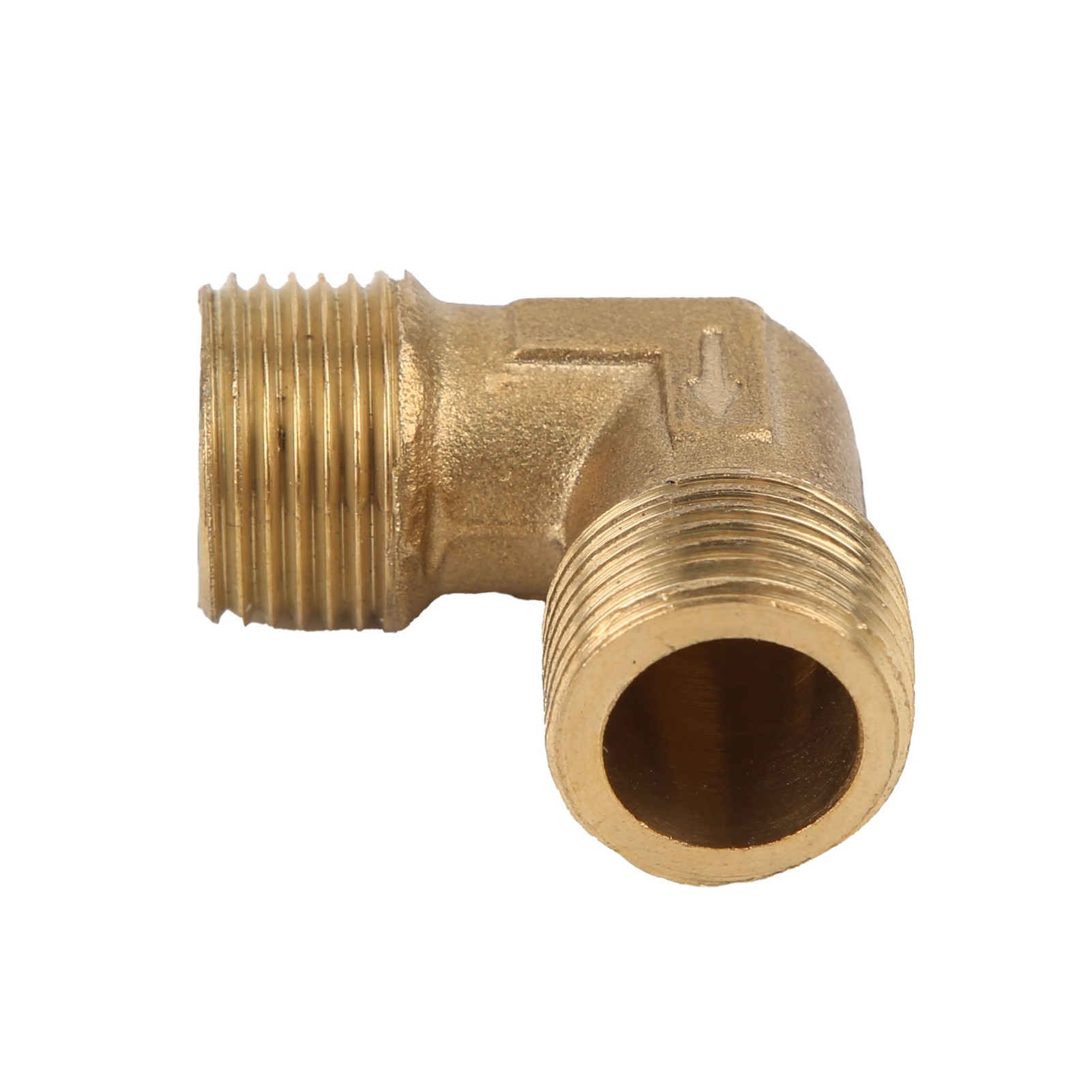 Right Angle Pipe Joint Durable Stable G3/8 Air Pump Connection Elbow Right Angle Brass Tightness for Elbow Connection for Various Air Media