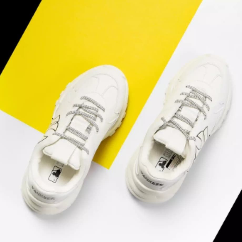 Giày Sneaker Nam Nữ Big Ball Chunky MLB NY ( Full box+ bill + nước lau giày)