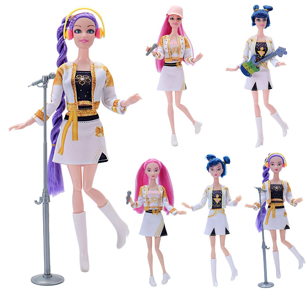 New%2029cm%20Height%20K-Pop%20New%20Singer%20Fashion%20Dolls%20Rumi%20Zoey%20Jinu%20Mira%20Multi-Jointed%20Shapeshift%20Girls%20Group%20Doll%20DIY%20Huntrix%20Articulated%20Fashion%20Doll%20Set%20Children%20Birthday%20Gifts%20-%20Image%207