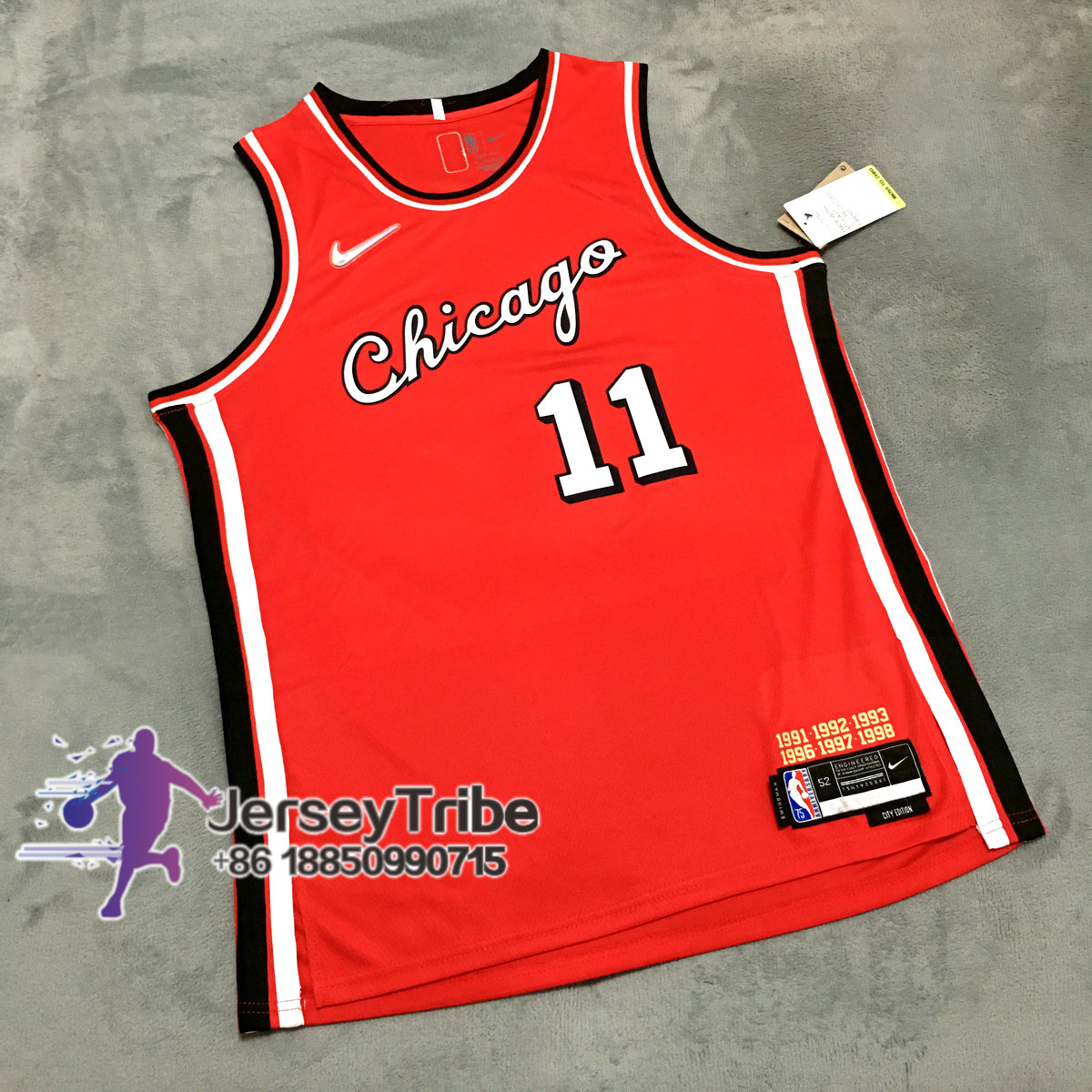 2021-22 New Original NBA Basketball Men's Jersey Chicago Bulls #11