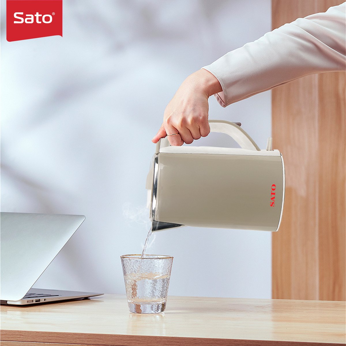 Ấm siêu tốc 1.8L Sato 17ST22