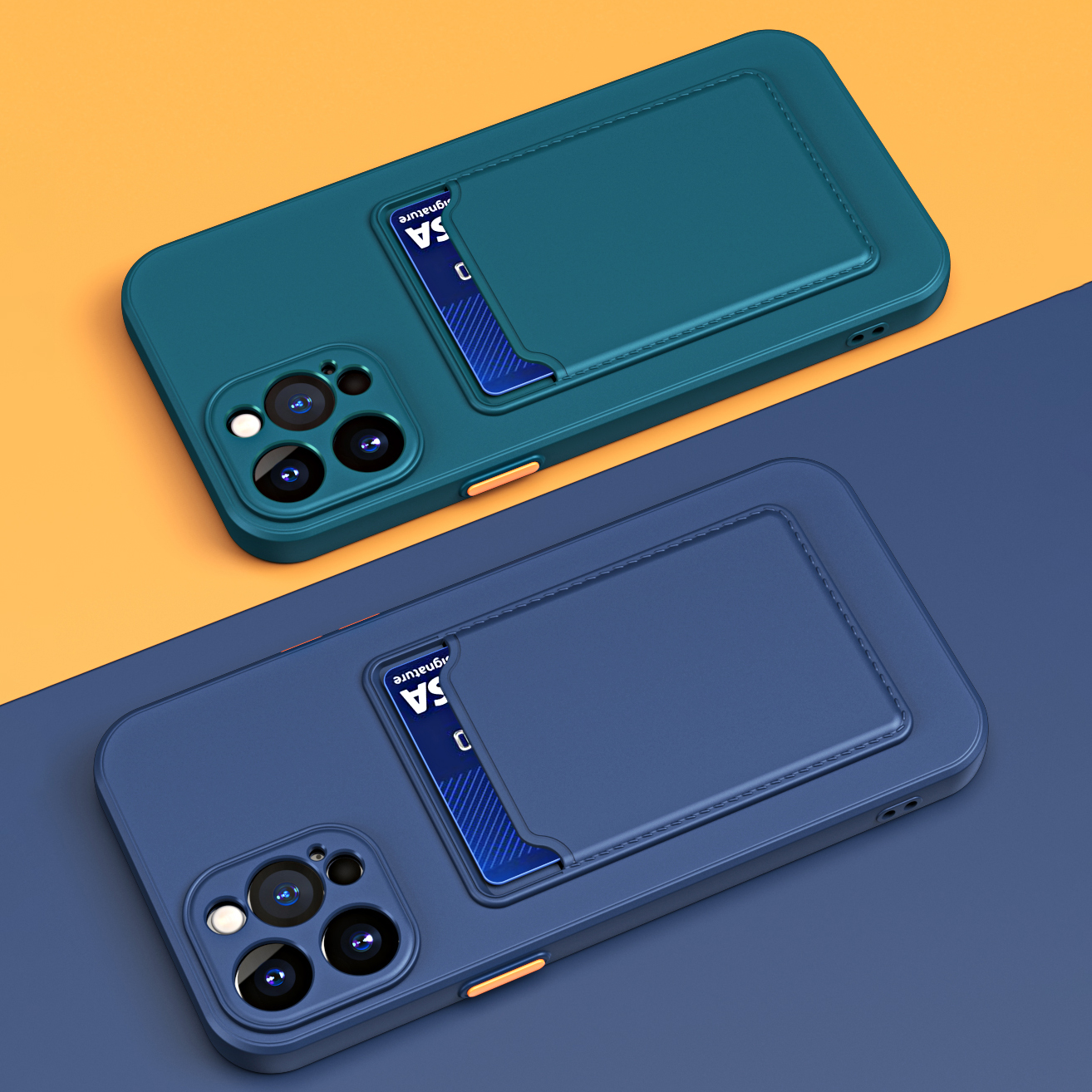 Lenuo Ốp Silicon Vỏ Điện Thoại Cho Xiaomi Redmi 10 Prime 9A Redmi Note 11 Pro 11S Note 10 Pro Max Note 9 Pro Max 9S Mềm Lỏng Khe Cắm Thẻ Vỏ Lưng Chống Sốc