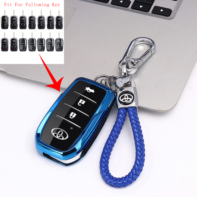 4 Buttons Flip Remote Key Shell Case For Toyota Hilux Rav4 Corolla Camry 3+1 B 