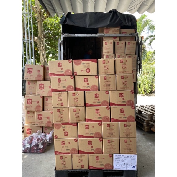 Dennhi-G7-B100_Đen không đường B100 Cà phê G7 hòa tan đen Bịch 100 sachets (Gói)