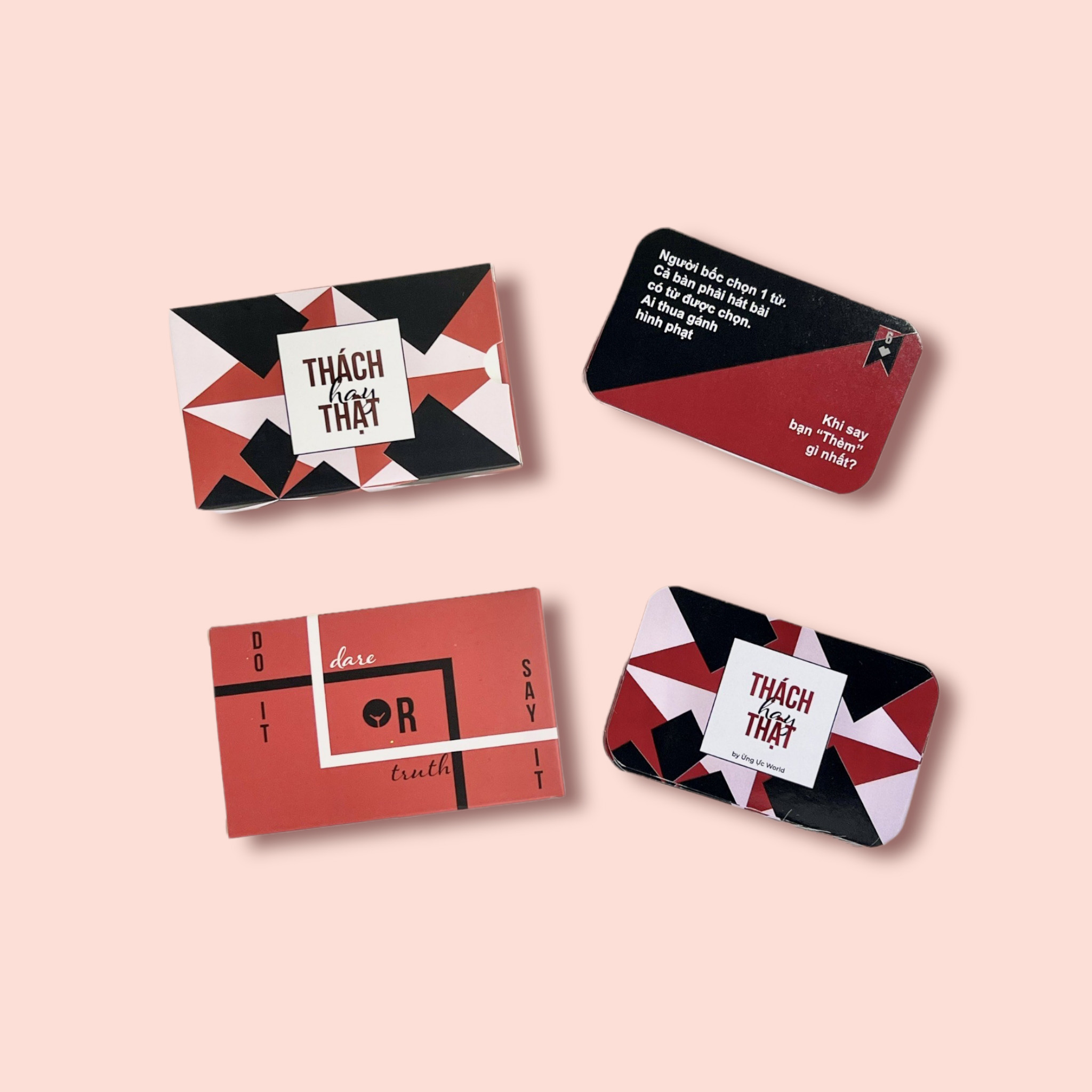 Bộ bài Drinking Game Thách hay thật “Truth or Dare” Thẻ Bài BoardGame