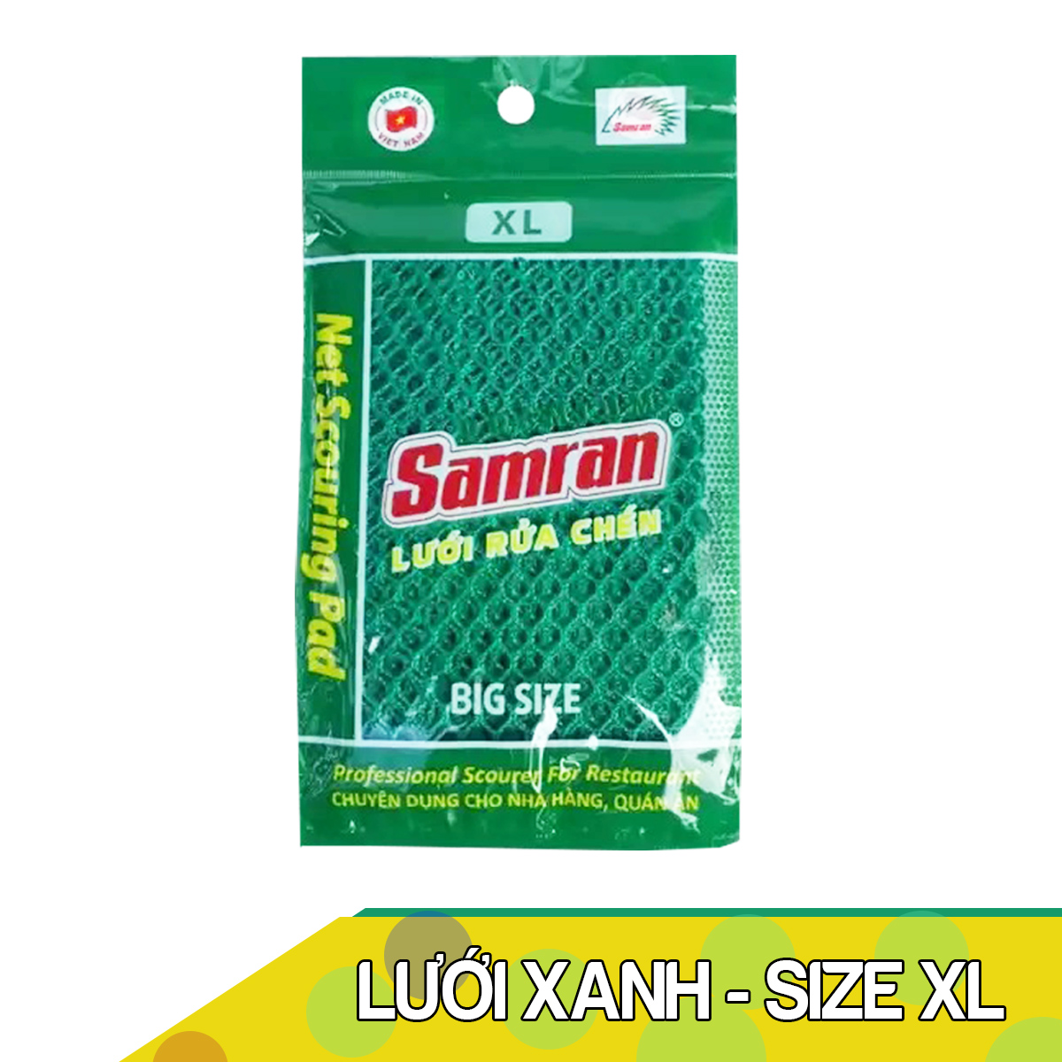 Lưới rửa chén SAMRAN siêu sạch, siêu bền - tùy chọn Size