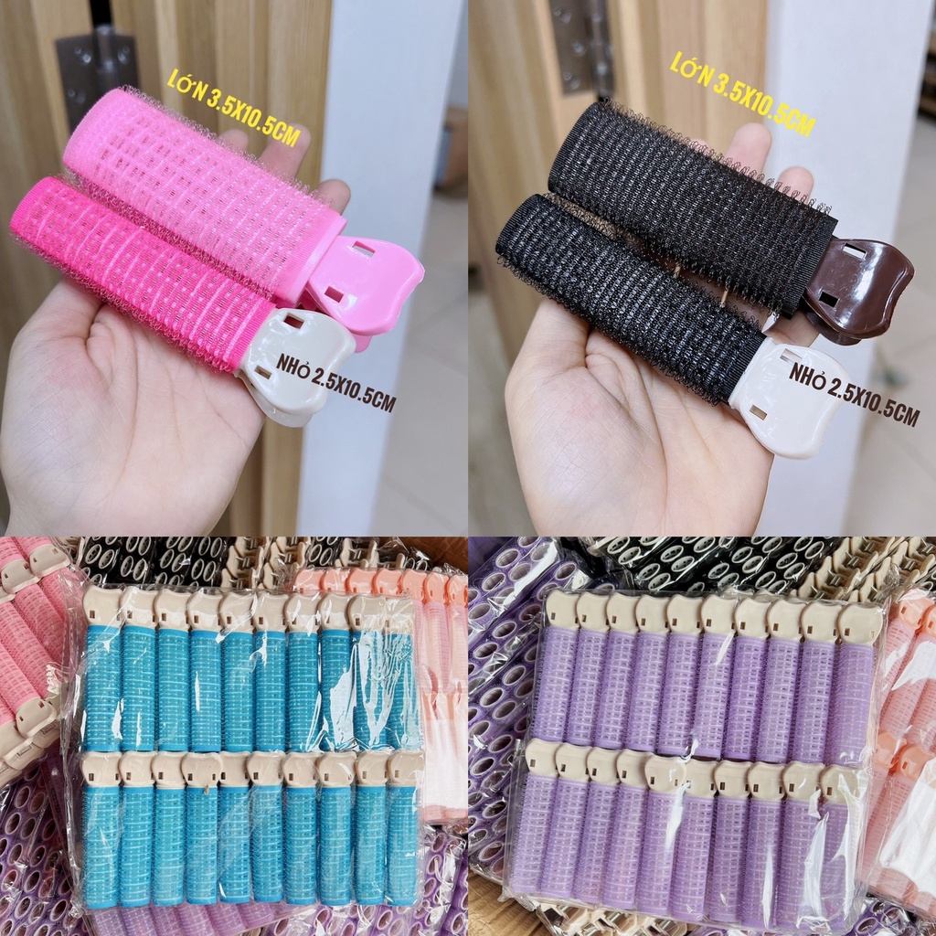 Kẹp phồng chân tóc mái tự dính size 3.5cm và 2.5cm