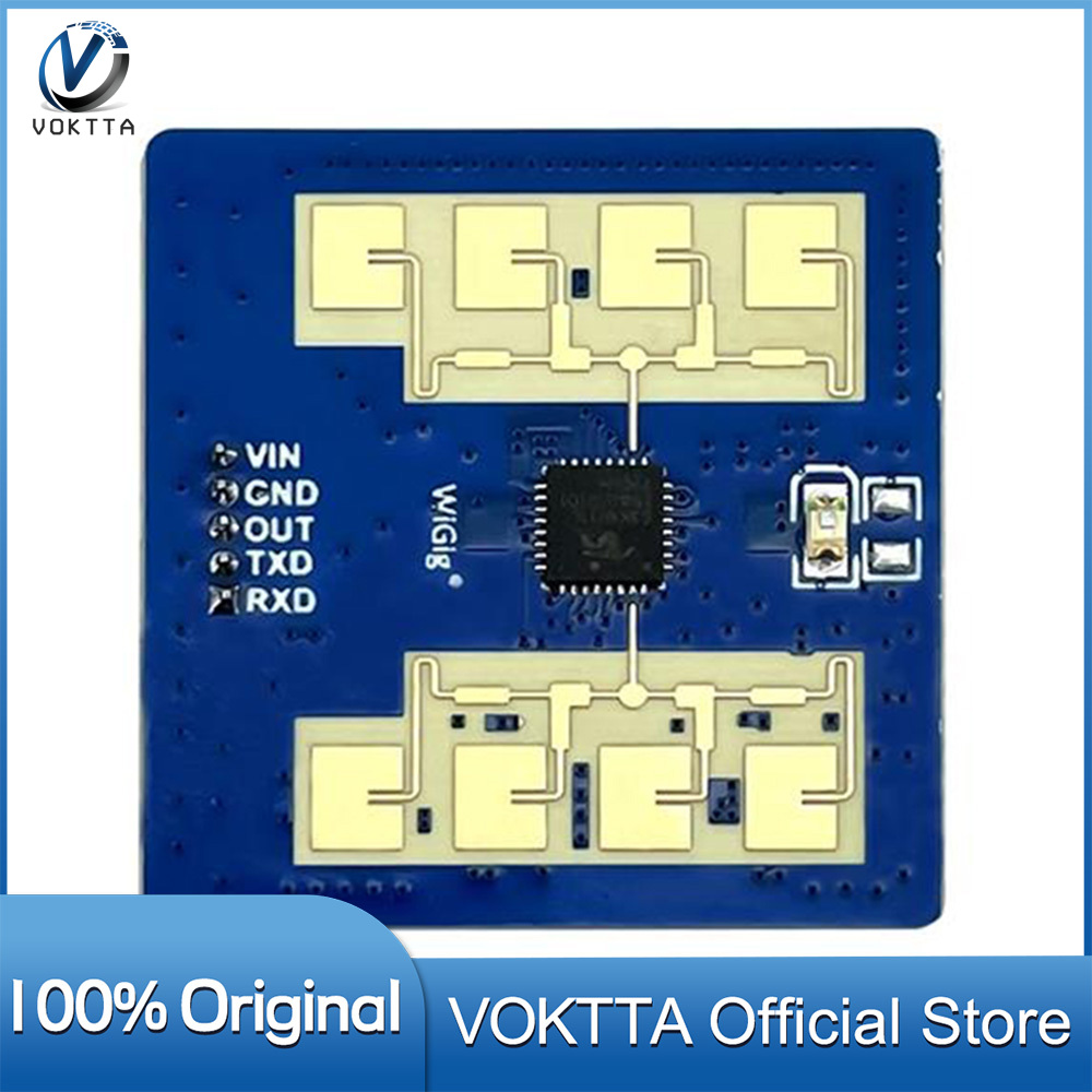 Voktta ld2411s Mô-đun cảm biến HLK-LD2411S sự hiện diện của con người mô-đun Radar cảm biến Mô-đun cảm biến milimet sóng mô-đun Radar cảm biến Mô-đun cảm biến không tiếp xúc 24Ghz