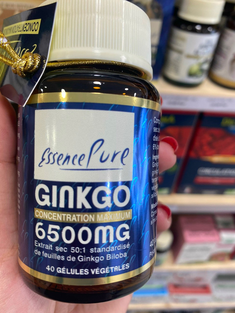 Bổ não Ginkgo 6500-MG Essence Pure