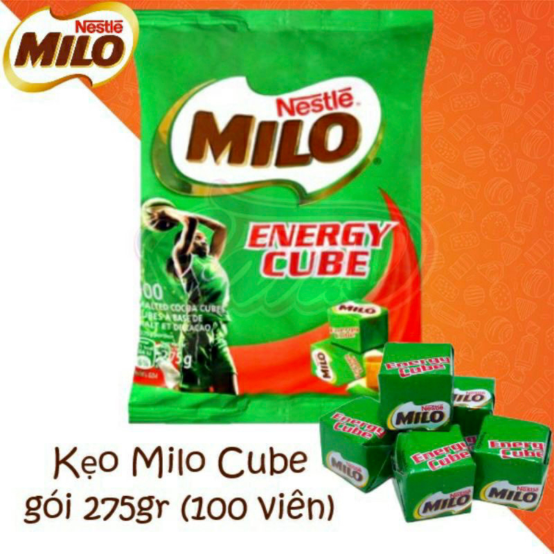 Kẹo milo cube thái lan bịch 100 viên - ăn vặt 492