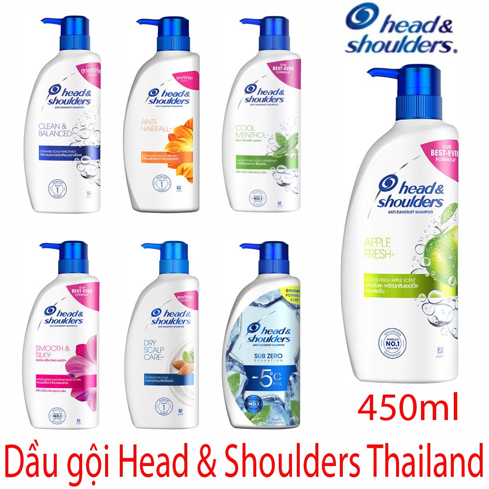 Dầu gội Head & Shoulder Thái Lan 450ml