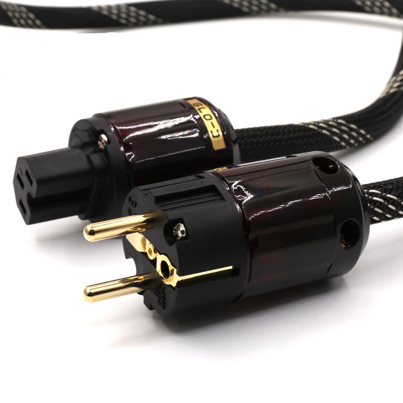 4N OFC ทองแดงบริสุทธิ์รุ่น EU เสียง Hifi สายไฟกับ P-079E/C-079ปลั๊ก - U ...
