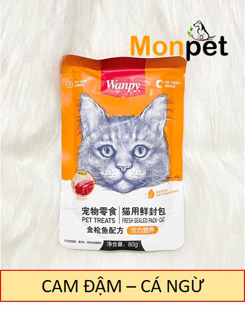 Pate Wanpy Cho Mèo Thức ăn cho mèo 80g