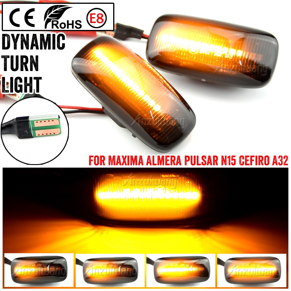Dynamic LED Side Marker Turn Signal Blinker Lamp For Infiniti FX35 FX37 G35 EX25 Dynamic LED Side Marker Turn Signal Blinker Lamp For Infiniti FX35 FX37 G35 EX25