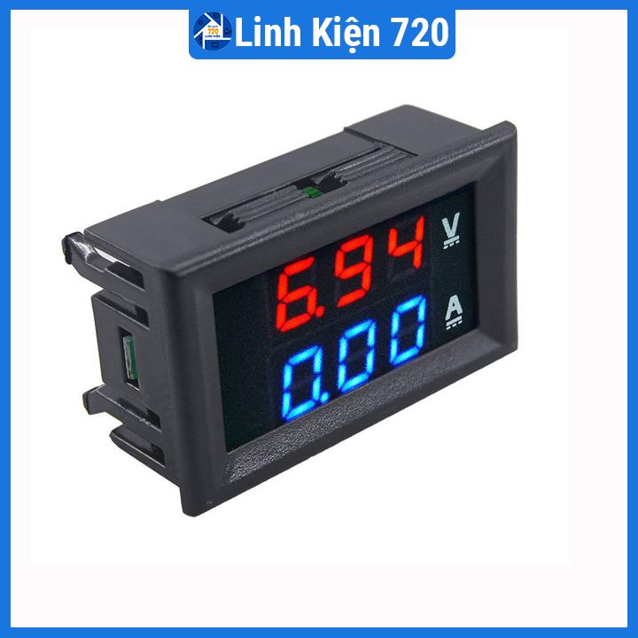 Module đo dòng áp DC 10A 100V, đồng hồ đo độ chính xác cao