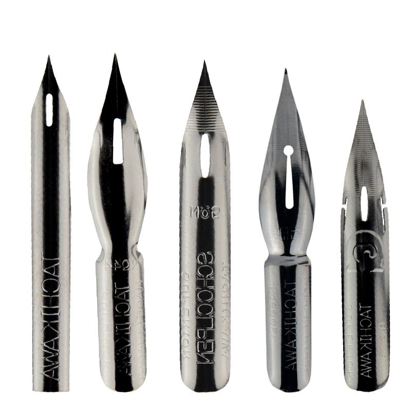 Tachikawa Manga Pen Nib Maru Pen - Set Of 5 | Fine Point Japanese Calligraphy Pens | Buy Now With Express International Delivery - View #11
