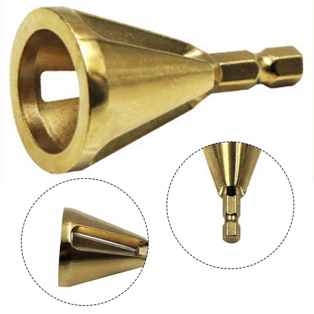 1PC Hex Handle HSS Deburring External Chamfer Tool Stainless Steel Removing Burr