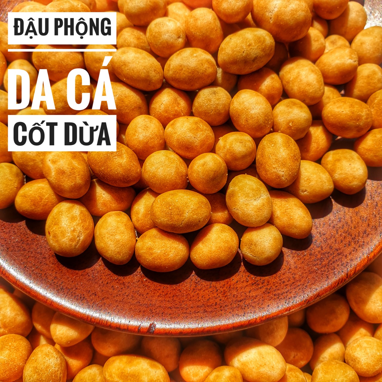 500g Đậu Phộng Da Cá Nước Cốt Dừa Thơm Ngon-Đồ Ăn Vặt