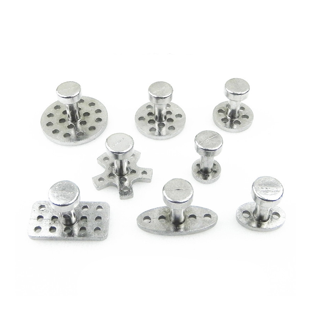 8Pcs Paint Dent Repair Tool Auto Body Dent Paintless Repair Dent Puller Glue Tabs Car Repair Tool Auto Tool Kit