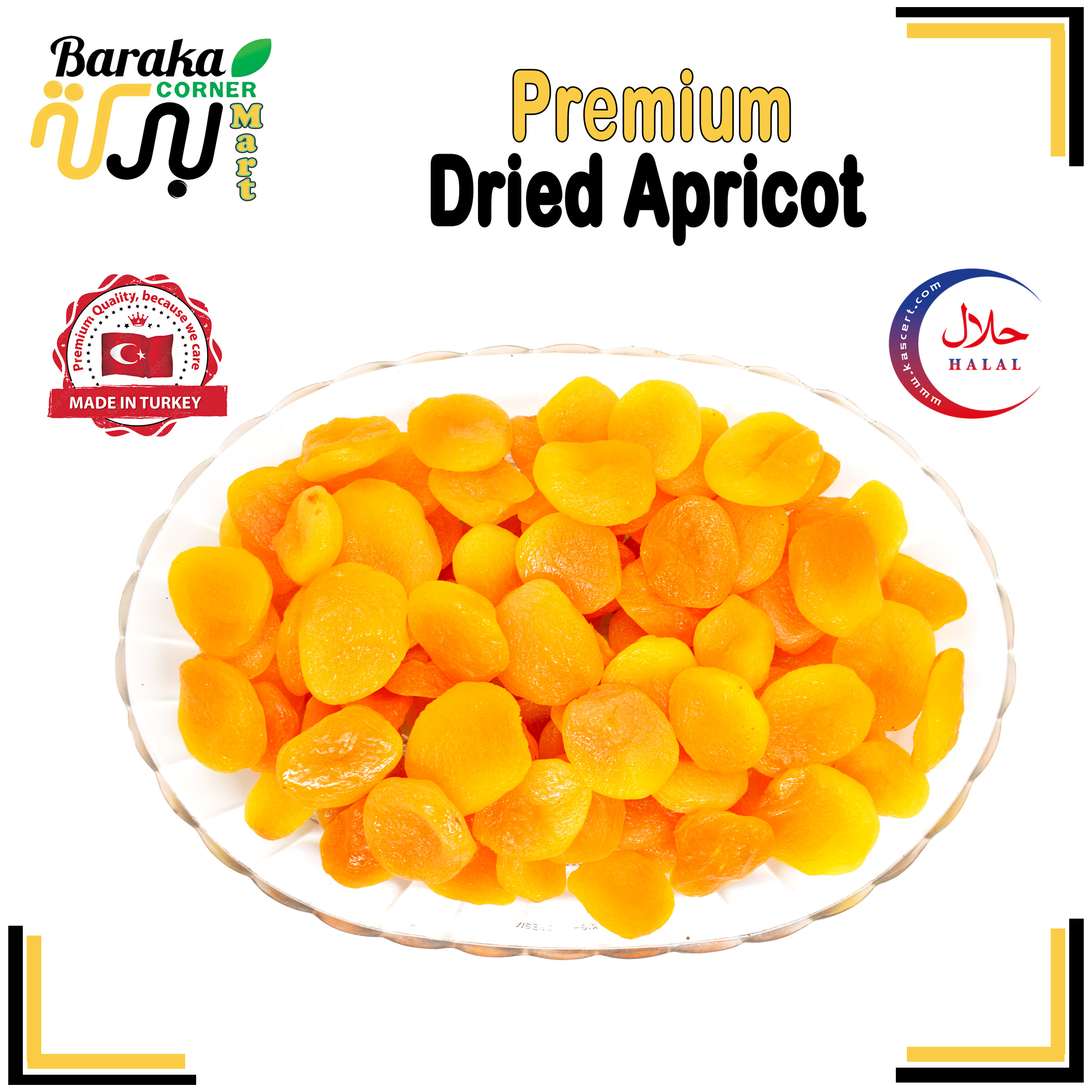 New Arrival Dried Apricot Premium / Large Size Buah Aprikot 100g /250g  /500g