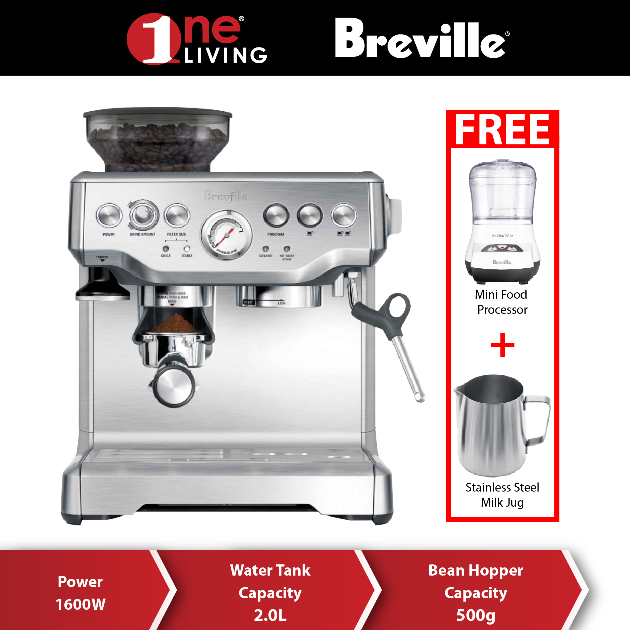 Breville the Barista Express® Espresso 