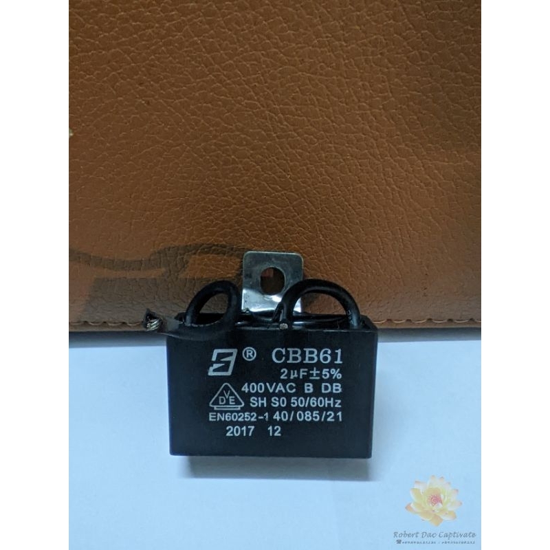 Tụ quạt điện 2µf (2uf - 400~450VAC)