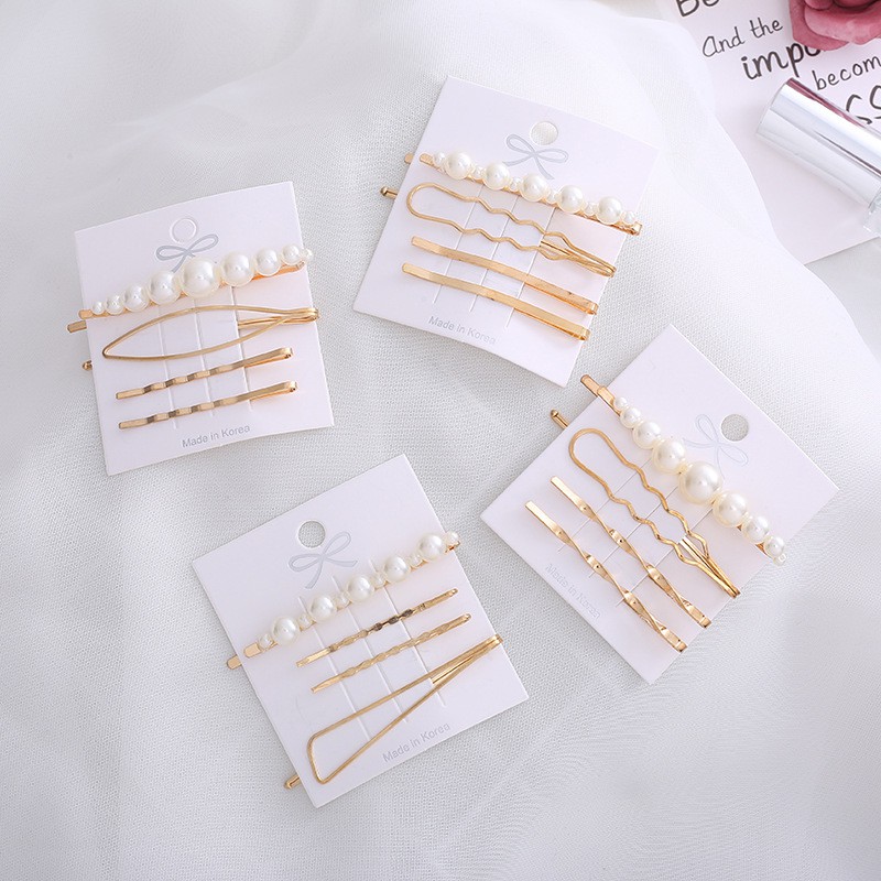 Kẹp Tóc (Cài Tóc) Set Kẹp Mỏ Vịt Nữ Hàn Quốc - Mã KT000