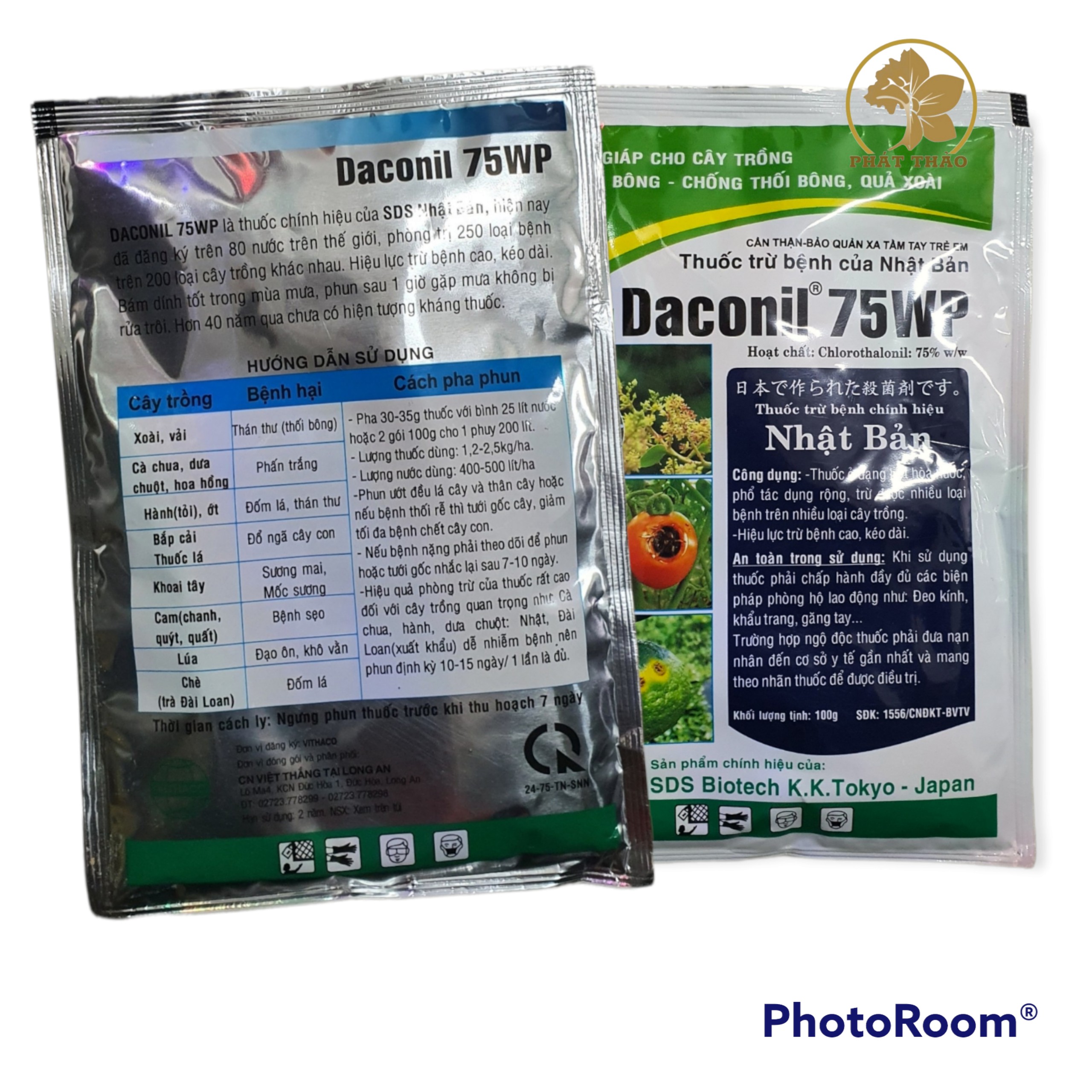 Thuốc trừ bệnh Daconil 75WP (100g)
