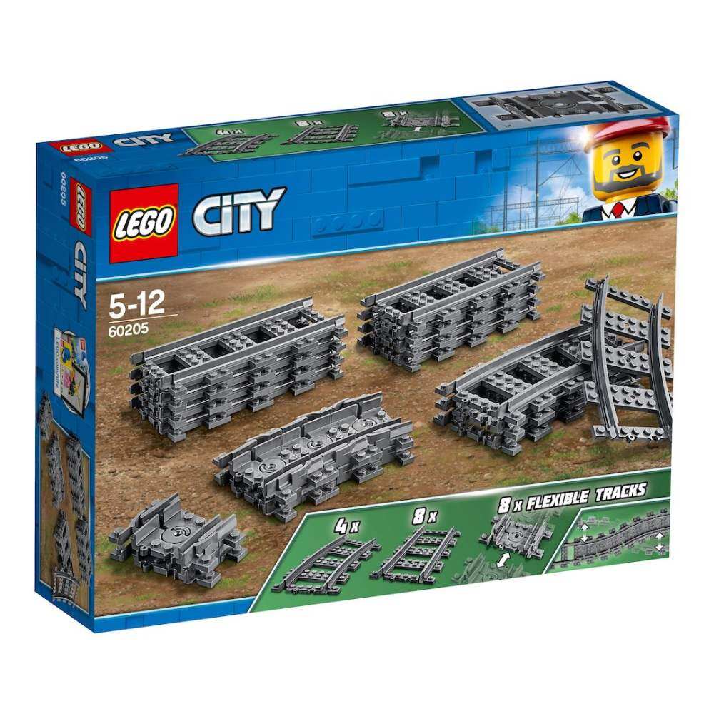 Lego® 60205 city tracks 5+ đồ chơi lắp ráp lego
