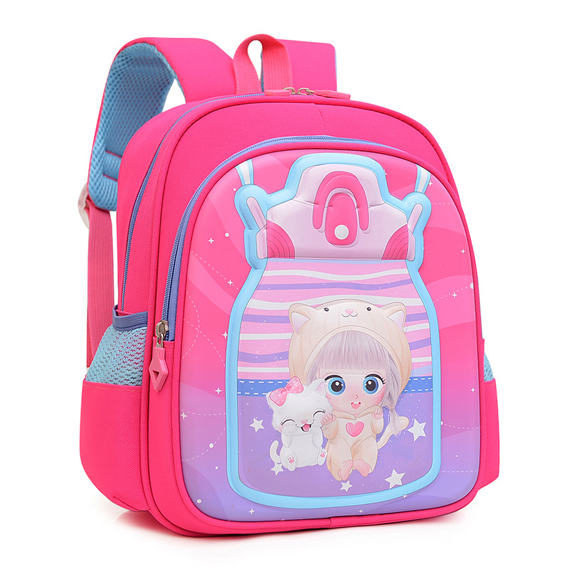 JOYNCLEON Children's school bag, kindergarten backpack, large capacity waterproof first grade children's backpack, elementary school bag