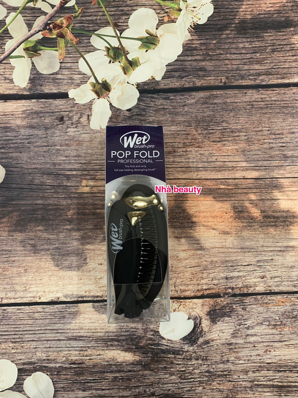 Lược chải tóc gấp gọn full size Wet brush Pop fold Professonal