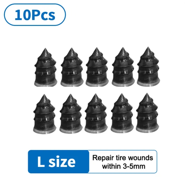 ZR For 10pcs Vacuum Tyre Repair Nail Kit Tire Repair Tool Set Self-tire Repair Tire Film Nail for Motorcycle Car Scooter