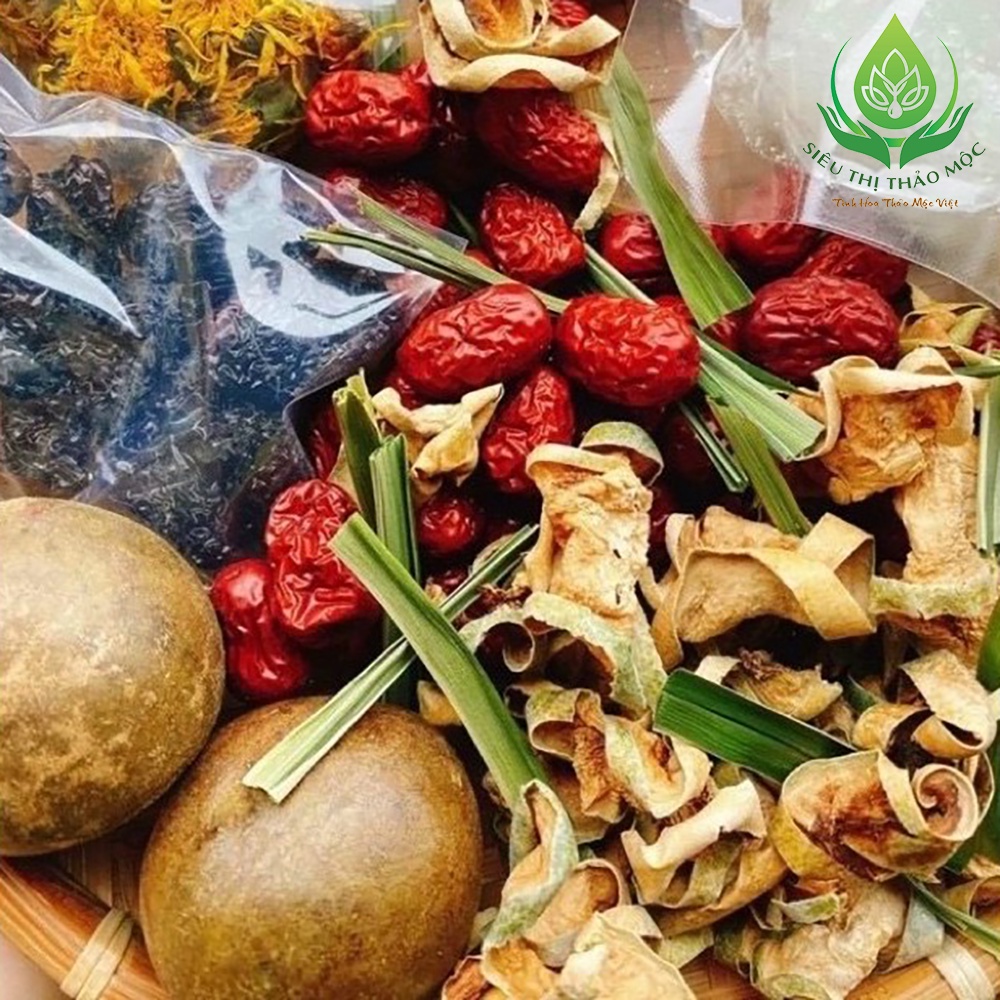 Trà sâm bí đao hạt chia set nấu 13 vị thanh nhiệt giải độc mát gan