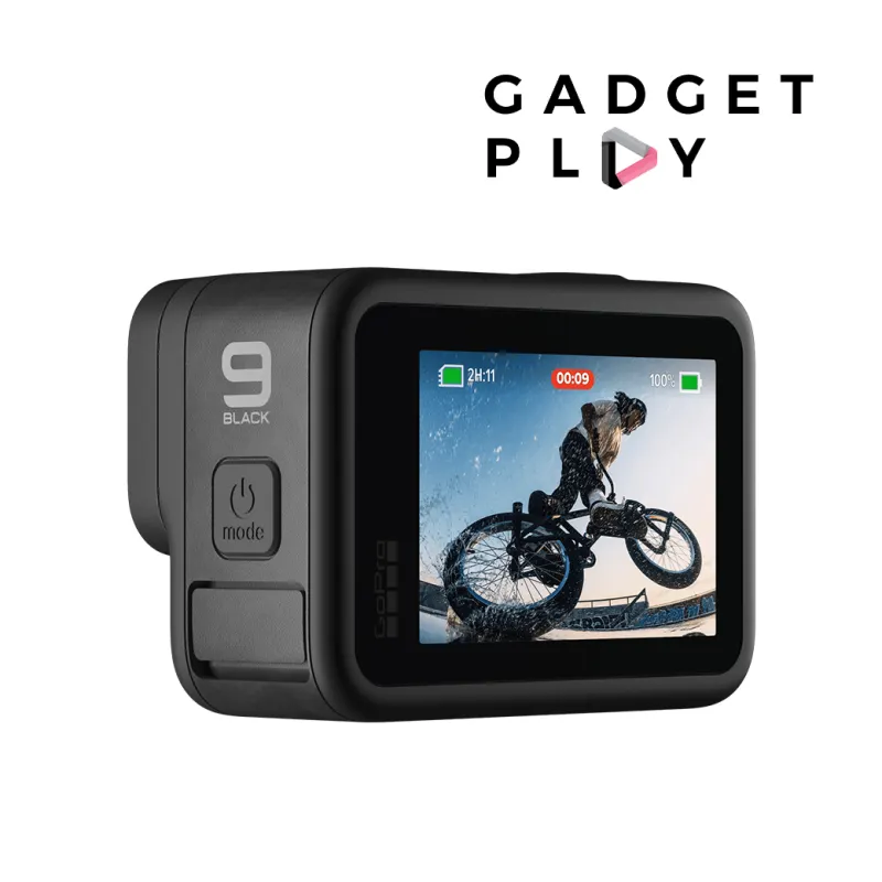 ภาพหน้าปกสินค้าGoPro 9 Black แอ็คชั่นแคม2จอ, ถ่ายวิดีโอ 5K กล้องติดหมวก กล้องรถแข่ง กล้องถ่ายรูป กล้องติดจักรยาน กล้องดำน้ำ Gadget play ประกันศูนย์1ปี จากร้าน GadgetPlay บน Lazada