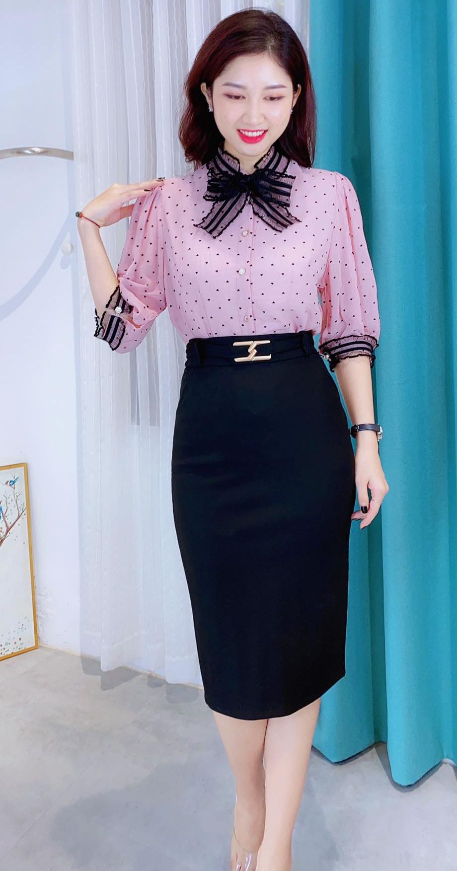 Chân váy bút chì khóa nối CHUU CV6100