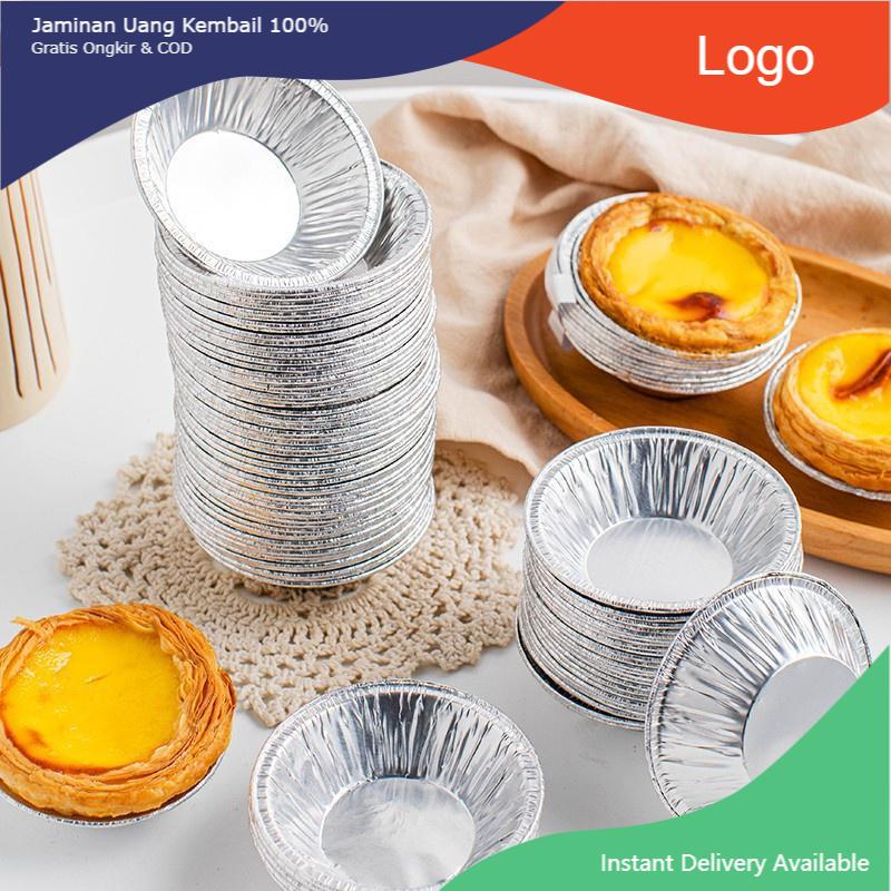 Set 50 chén giấy bạc lót khuôn nướng bánh b206