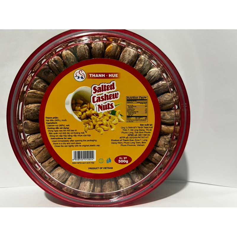 Hạt Điều Rang muối A Cồ 500gr