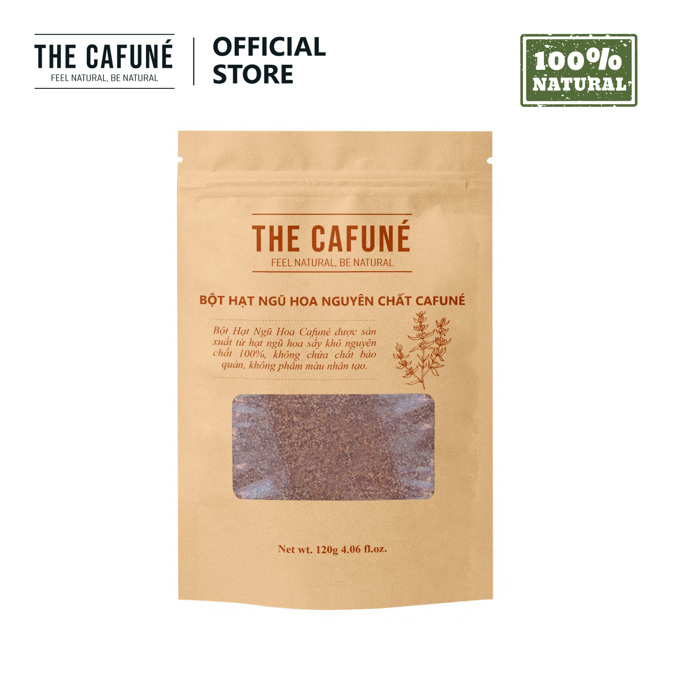 Bột ngũ hoa Cafuné - hữu cơ nguyên chất 100% (60 Gram)