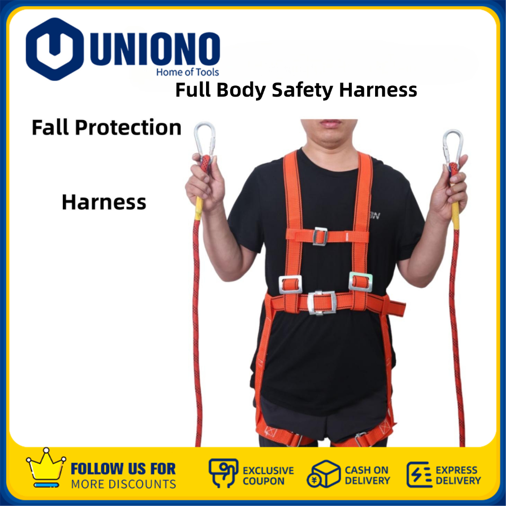 High-Altitude Safety Belt Outdoor Arnes de seguridad en el trabajo Fall  Protection Rope Safety harness in work Safety harness-2M