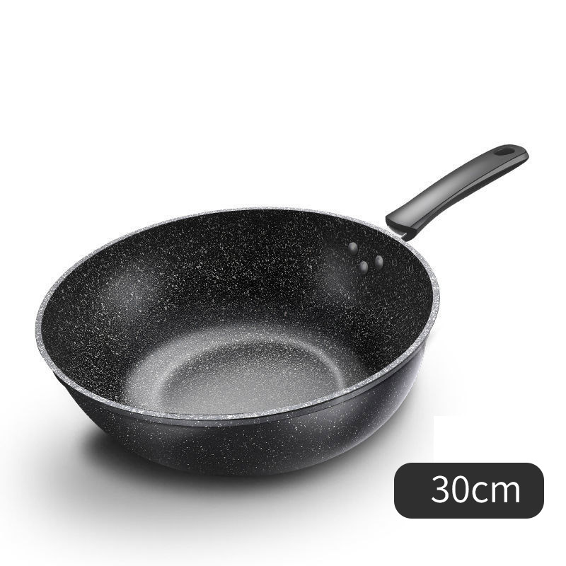 KS Maifan stone non-stick stir-fry pan household induction cooker wok pan 32cm 34cm induction cooker gas universal