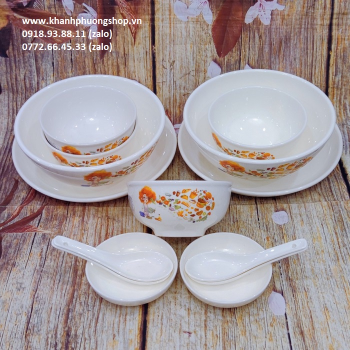 bộ tô chén dĩa sứ trắng - tô chén dĩa sứ trắng