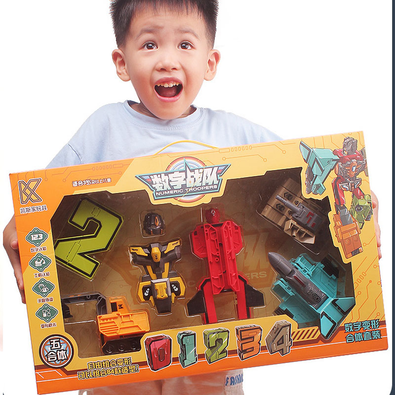 Robot số size đại - bộ lắp ráp robot số từ 0 đến 4 kích thước lớn