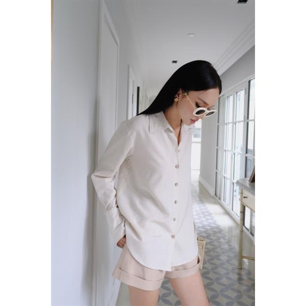 Áo sơmi tay dài nút COCOBEBE