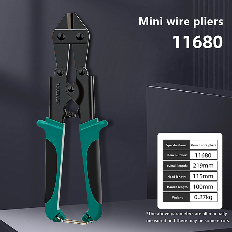 2025 New 8" Mini Bolt Cutter Multitool Steel Wire Cutter Bolt Cutter Wire Rope Clamp Plier Labor-saving Multi-functional Cutting Scissors Fengshi. 