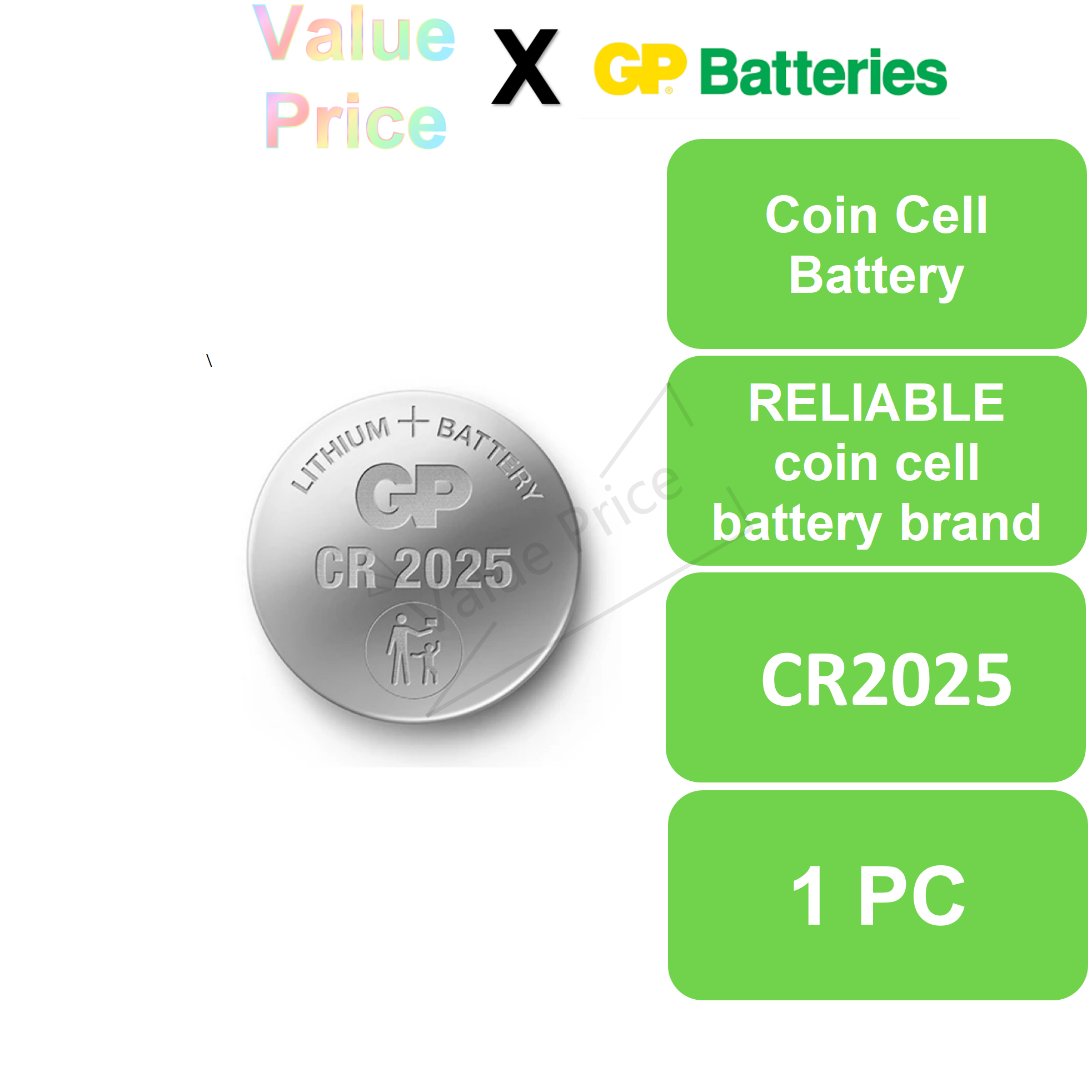 [Genuine]Battery CR2016 Battery CR2025 Battery CR2032 Battery 3V