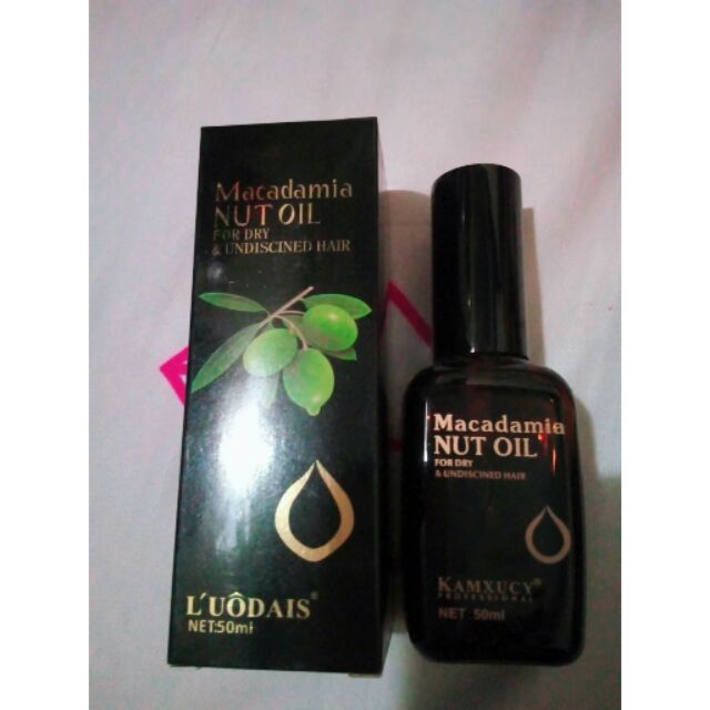[ FreeShip Max]TINH DẦU DƯỠNG TÓC MACADAMIA NUT OIL 50ML ( olive )