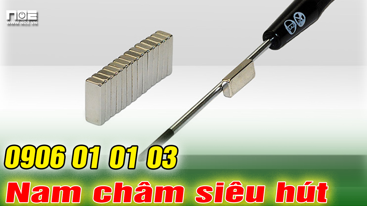 Combo 3 cục nam châm gắn đầu tovit (nam châm vĩnh cửu)