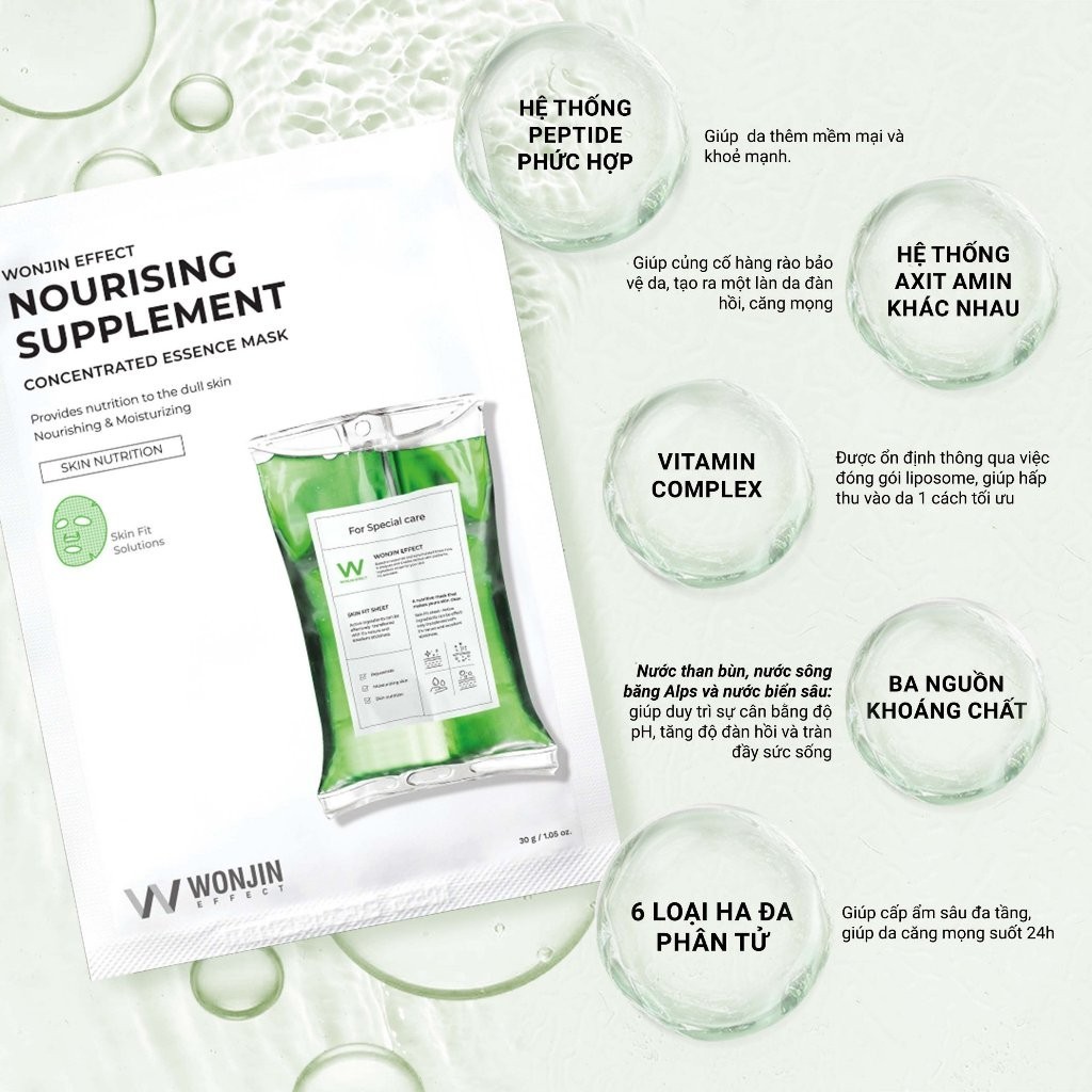 Mặt nạ WONJIN EFFECT chăm sóc da chuyên sâu  DR Wonjin 30g
