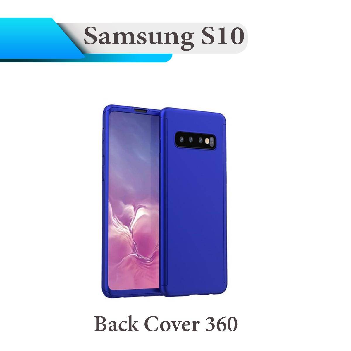 Samsung S10 Back Cover 360 Case Cover For Galaxy S10 - Blue