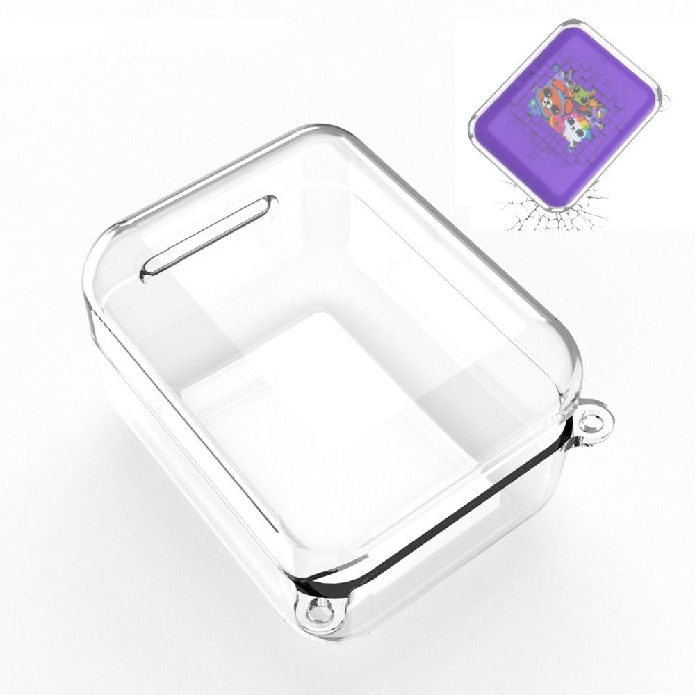 PDG Handheld Game Console Protective Case Shockproof TPU Shell Professional Crystal Clear Digital Pet Machine Cover for Bitzee Interactive Toy